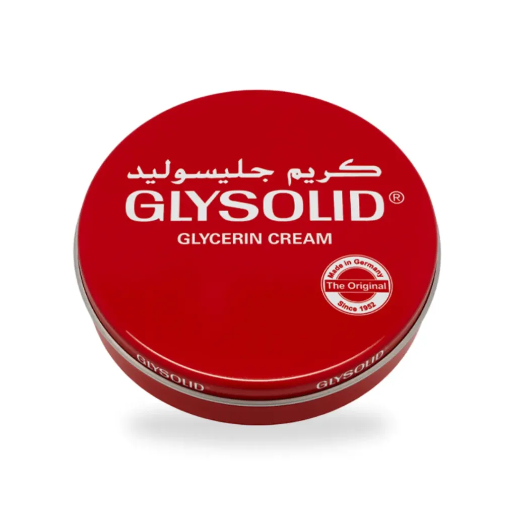  Glysolid Crème boite metallique pour la peau - au parfum délicat 125ml