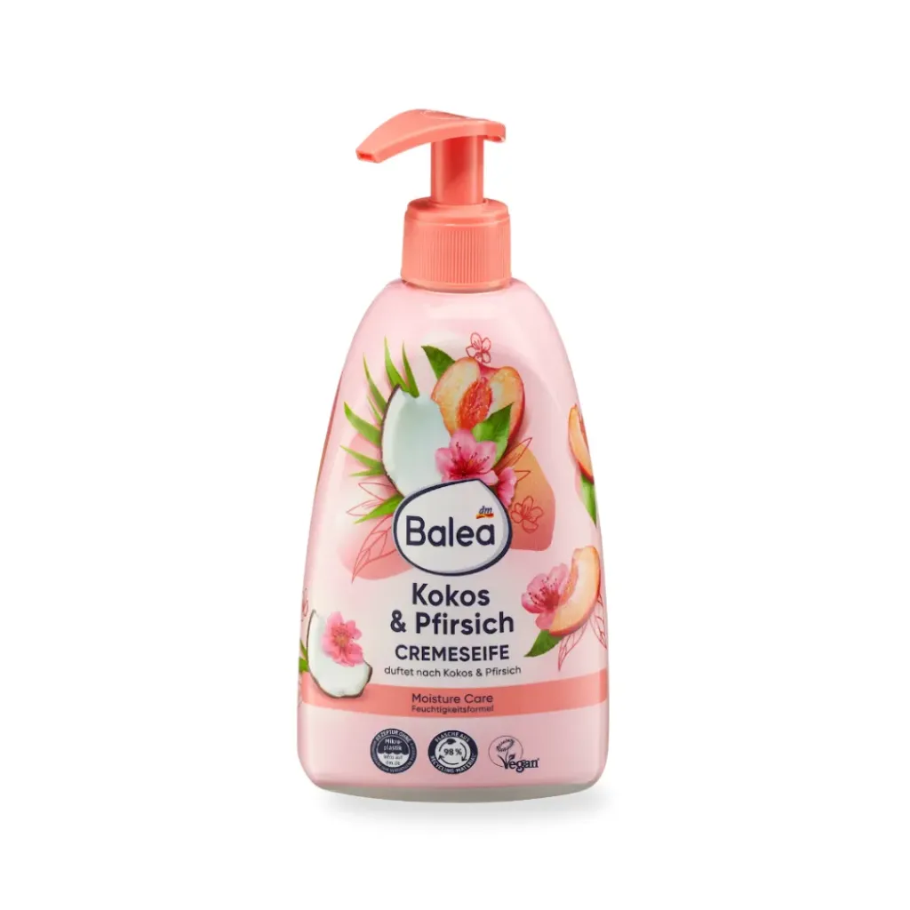 [745405] Savon liquide pêche et noix de coco 500ml