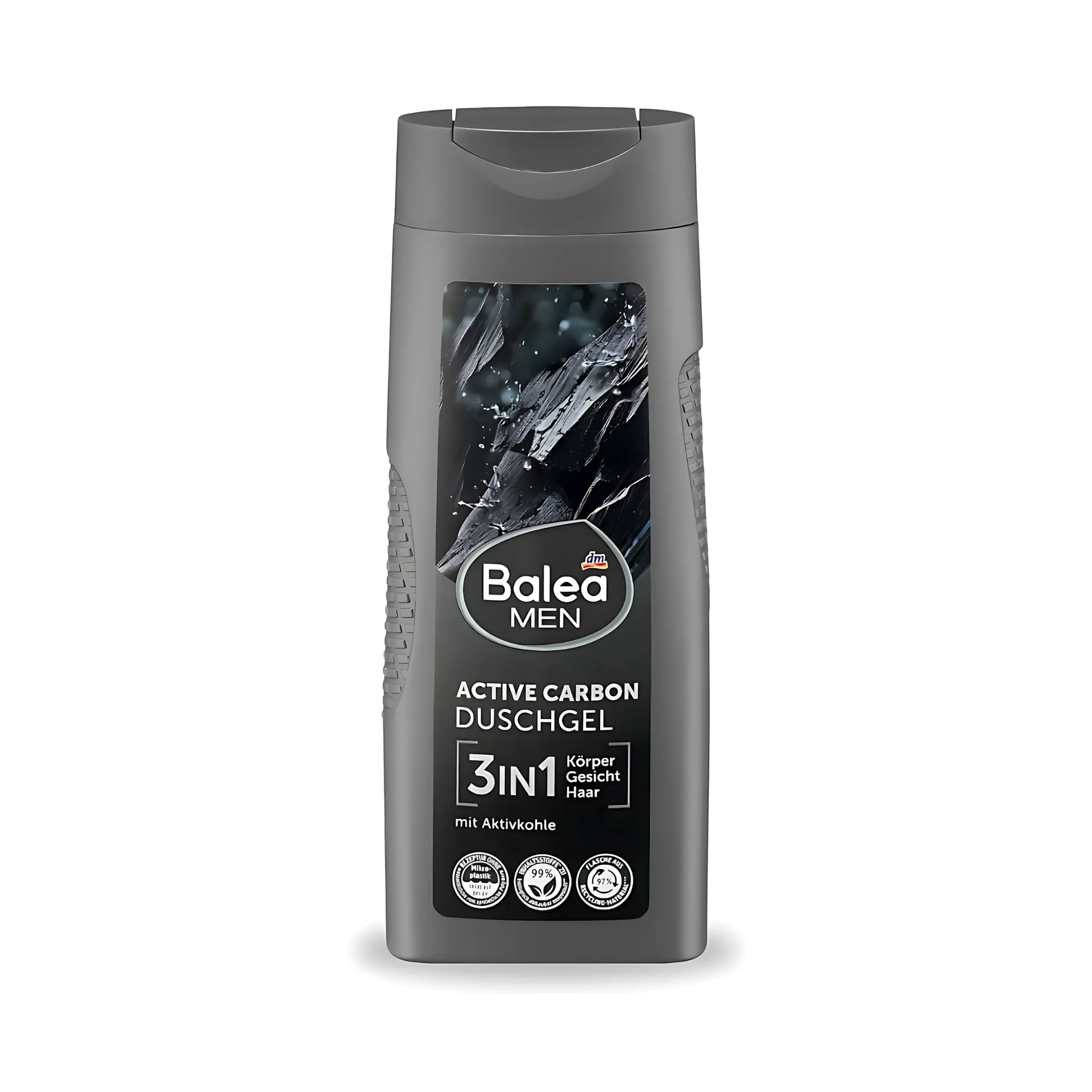 Balea MEN 3en1 Shampoing & Gel douche Active Carbon 300ml
