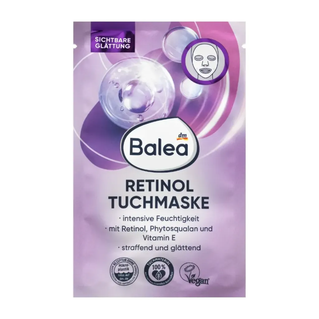 [343656] Balea Masque en feuille au rétinol 1 pièce