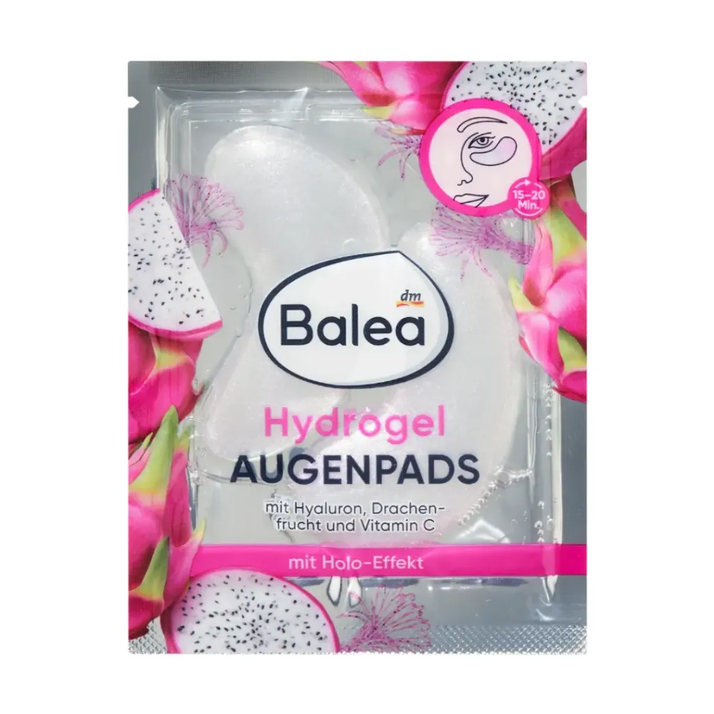 [521887] Balea Patchs pour les yeux Hydrogel holo (1 paire) - 2 unités