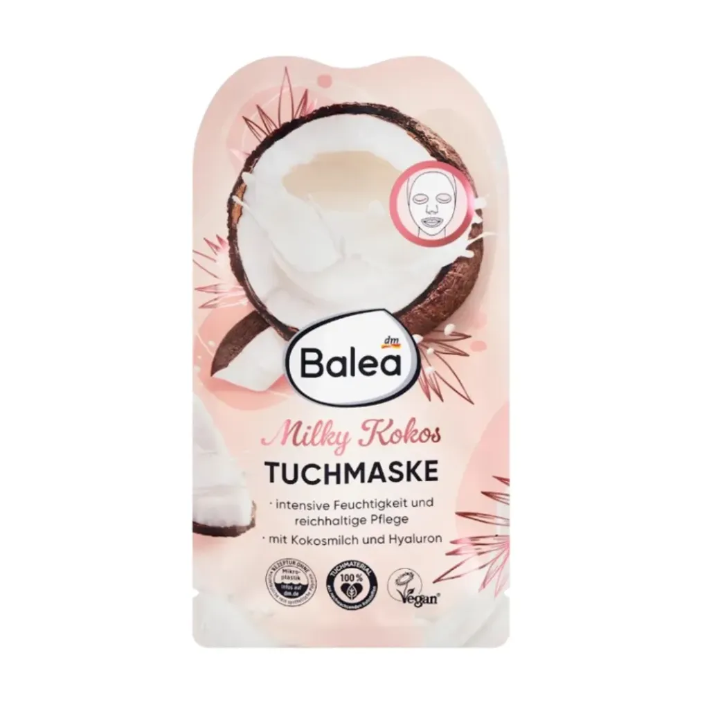 [522006] Balea Masque en feuille Milky Kokos - 1 St