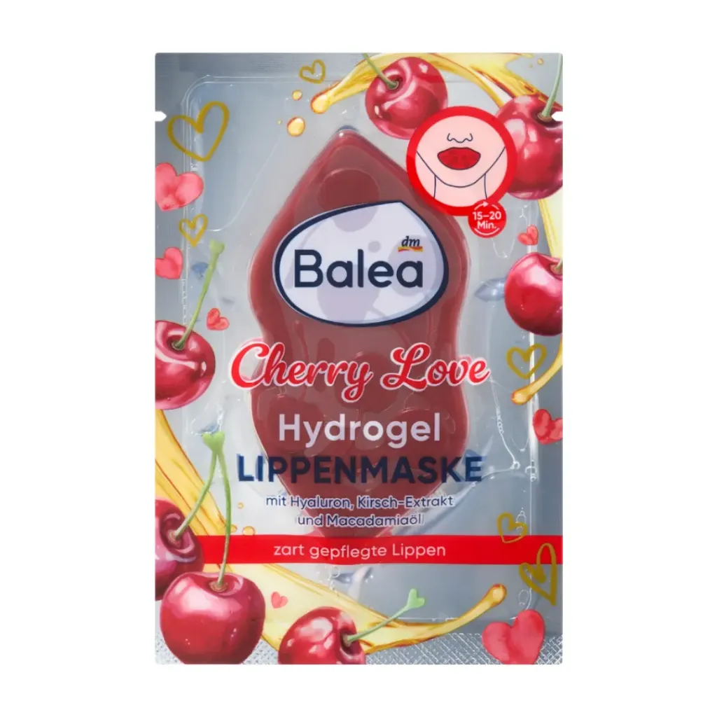 [877519] Balea Masque à lèvres Hydrogel Cherry Love - 1 St