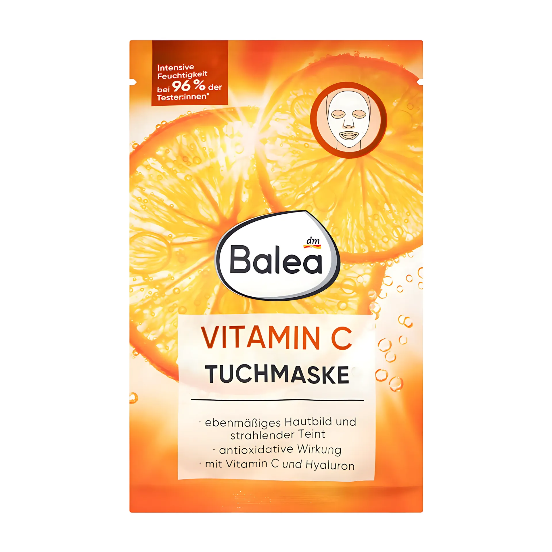 Balea Masque en feuille Vitamine C - 1 St