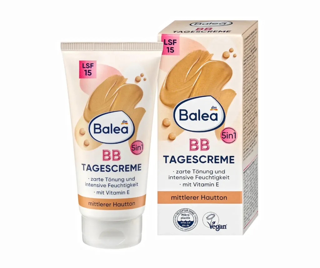 Balea Crème BB pour teint moyen SPF 15 50ml