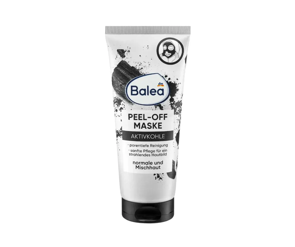Balea Masque visage peel-off au charbon actif 100ml