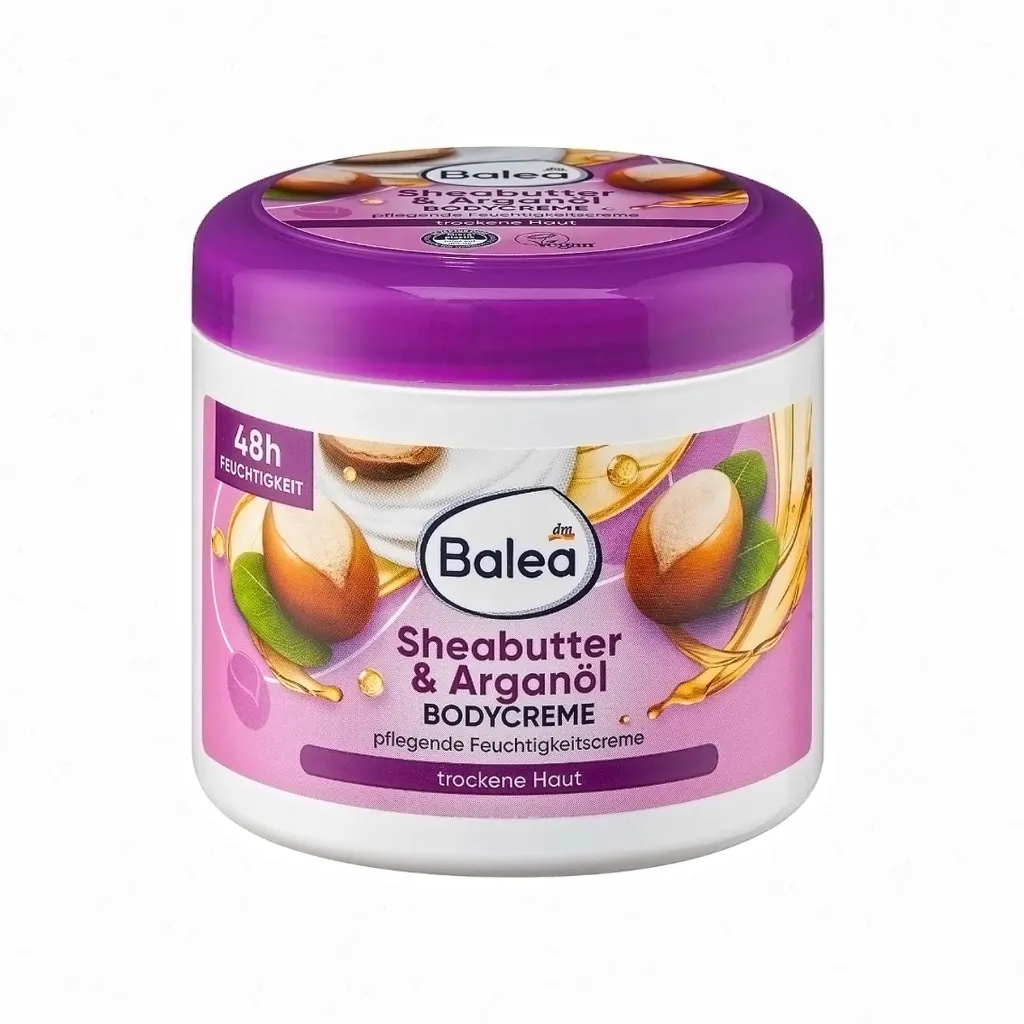 [725285] Crème pour le corps au beurre de karité et à l'huile d'argan 500ml