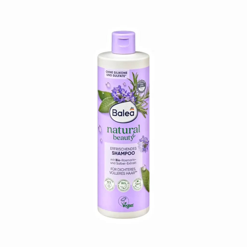 Balea Shampooing Natural Beauty aux herbes rafraîchissantes 400ml