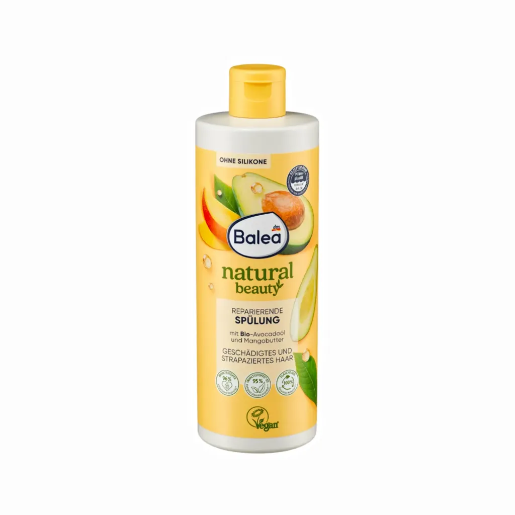 Balea Après-shampoing Natural Beauty à l'huile d'avocat et au beurre de mangue 350ml
