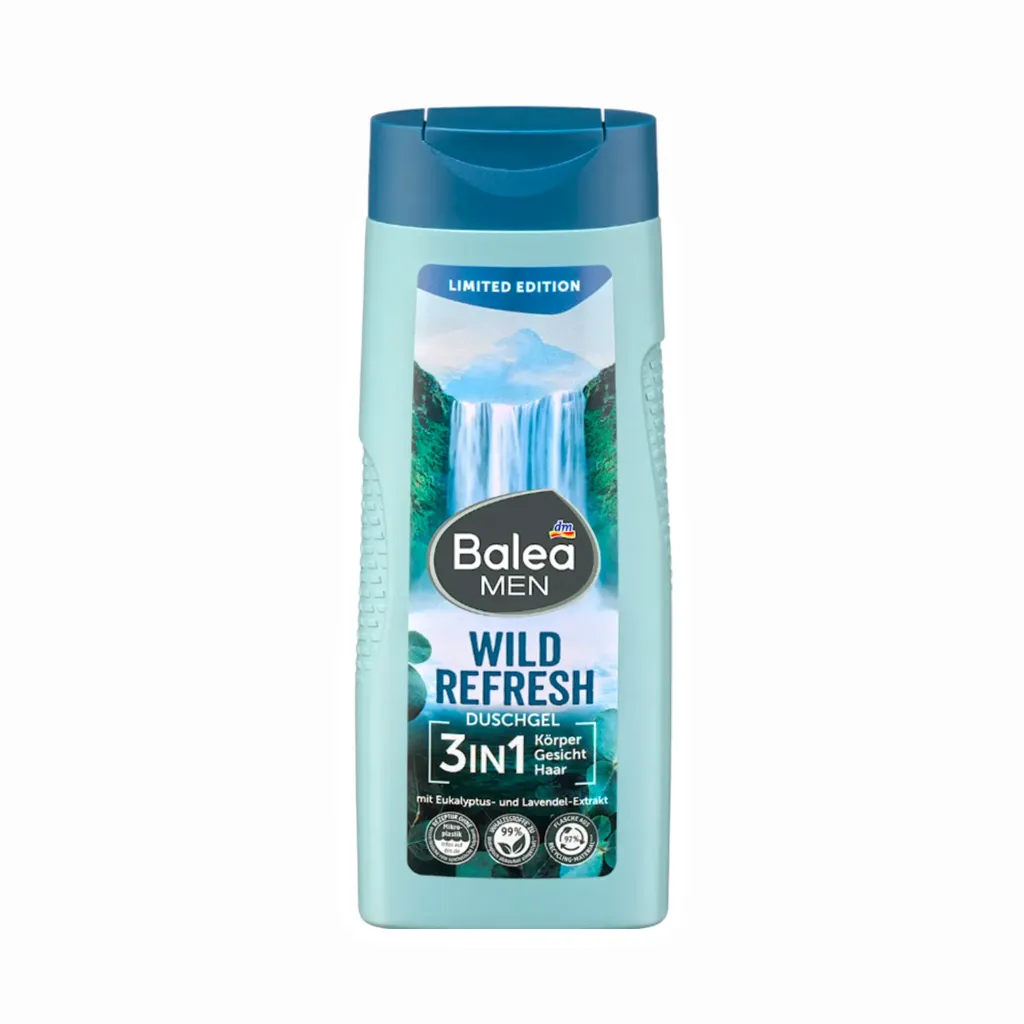 Balea MEN Gel douche 3en1 Wild Refresh 300ml