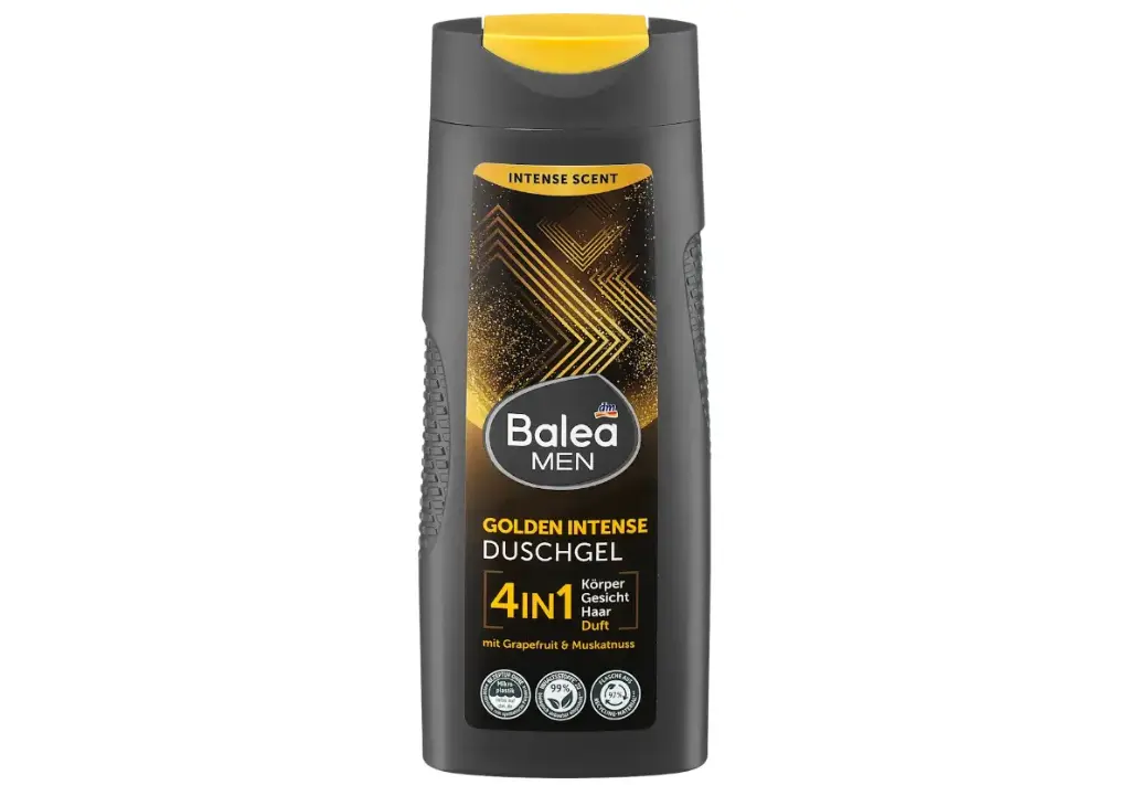 Balea MEN Gel douche 4en1 Golden Intense 300ml
