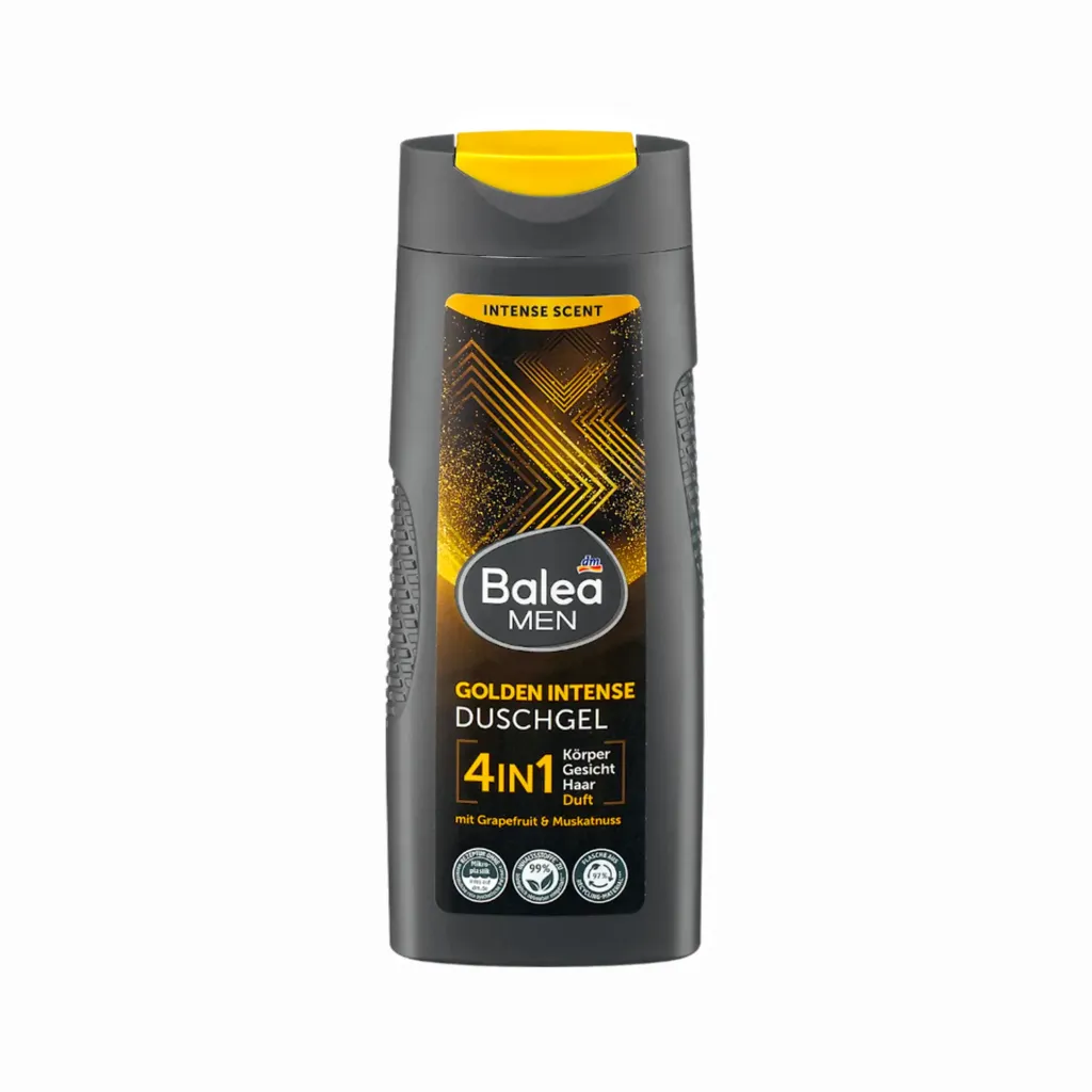 [749601] Balea MEN Gel douche 4en1 Golden Intense 300ml